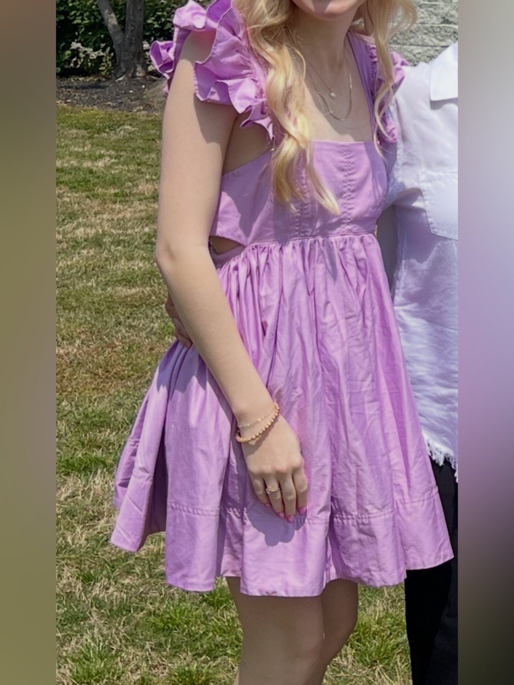 Vici Purple Babydoll Dress